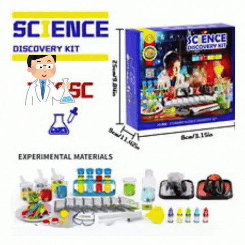 MEGA KIT DE CIENCIAS IDEAL PARA DESARROLLAR  LA INNOVACION  EN LOS NINOS
