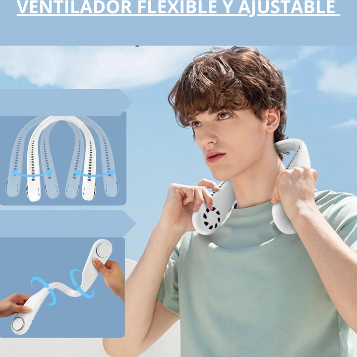 MINI VENTILADOR DE CUELLO 2X1