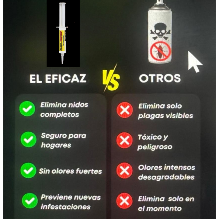 GEL NO TOXICO MATA CUCARACHAS