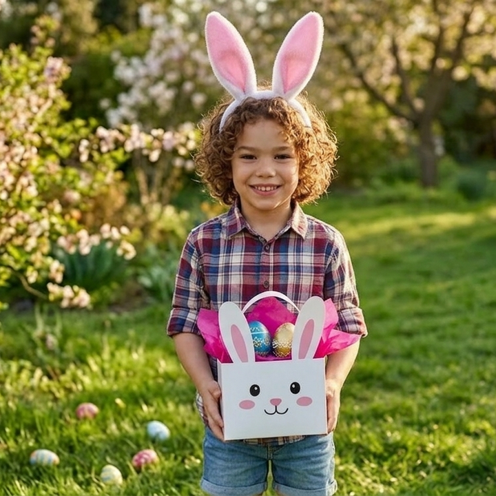 Caja conejito Feliz 🐰🎁🥚✝️