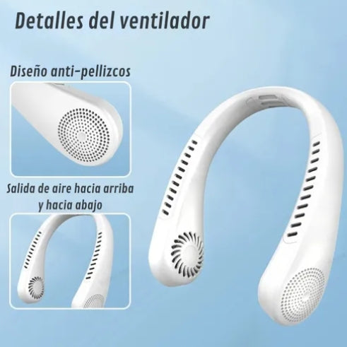 MINI VENTILADOR DE CUELLO 2X1