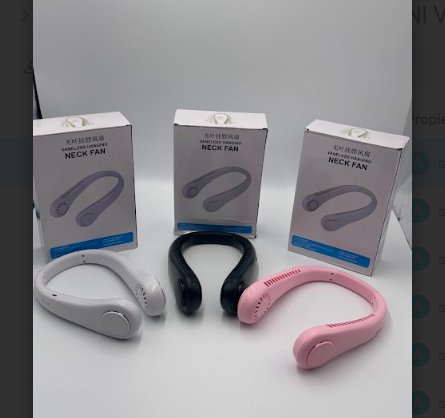 MINI VENTILADOR DE CUELLO 2X1